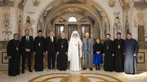 Cercetători germani interesați de vechimea creștinismului pe teritoriul României, în vizită la Patriarhul Daniel