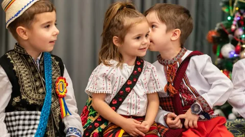 Copiii de la Grădinița „Buna Vestire” a Patriarhiei Române au sărbătorit Ziua Națională