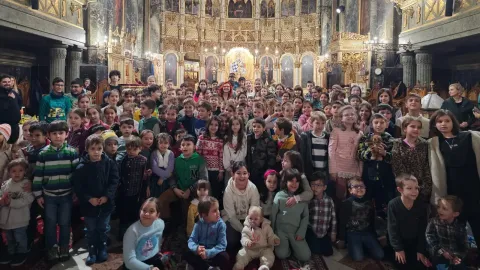Atelier de povești coordonat de Adriana Ene la Catedrala „Sf. Spiridon – Nou” din Capitală: Au participat 150 de copii