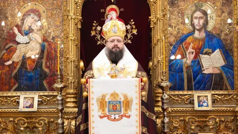 Patriarhul Daniel a fost înzestrat cu daruri asemenea ocrotitorului său spiritual, spune PS Paisie Sinaitul