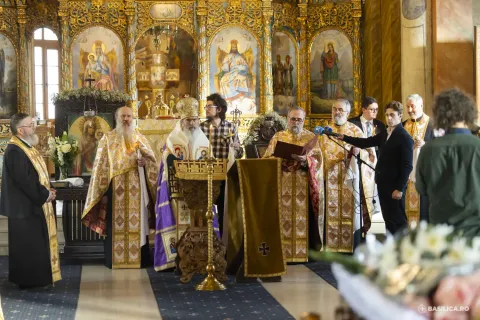 Părintele Profesor Emilian Cornițescu a fost prohodit la Paraclisul Facultății de Teologie din București