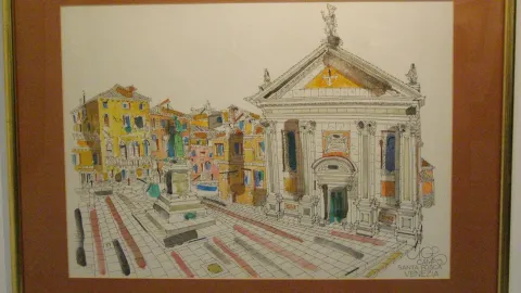 Palatul Bibliotecii Sfântului Sinod găzduiește expoziția de grafică In memoriam George-Paul Mihail