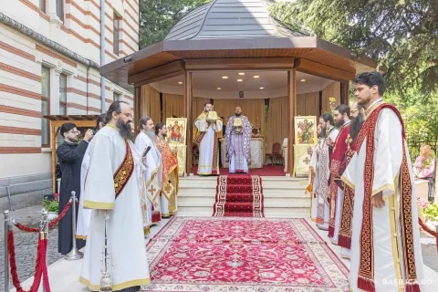 Sf. Efrem cel Nou, cinstit la Mănăstirea Radu Vodă: O pildă pentru vremurile noastre, spune Arhim. Nectarie Șofelea