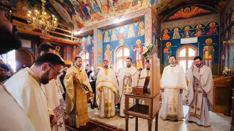 La biserica Spitalului de Psihiatrie Obregia din Capitală a fost sfințită racla pentru moaștele Sf. Ioan Casian