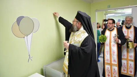 PS Paisie Sinaitul a binecuvântat noua secție a Institutului Fundeni: Arhid. Mihail Bucă a contribuit la edificarea acesteia