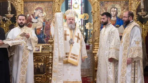 Preasfințitul Părinte Timotei Prahoveanul a hirotonit un nou diacon pe seama Catedralei Patriarhale