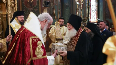 Cinstitul cap al Sf. Ioan Gură de Aur, la București: Nu este doar o ocazie de închinare, spune Patriarhul Daniel