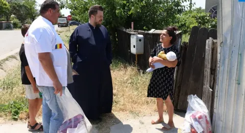 Voluntarii Paraclisului Catedralei Naționale au ajutat 30 de familii din județele Ilfov și Prahova