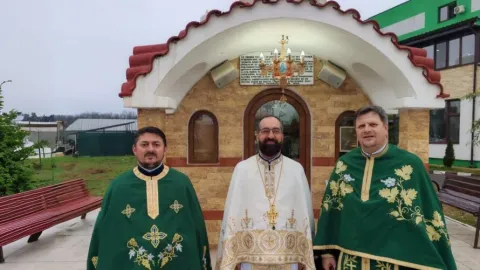 Sf. Sava cel Sfințit cinstit la spitalul ilfovean pe care îl ocrotește: Moaștele sale au adus mângâiere pacienților