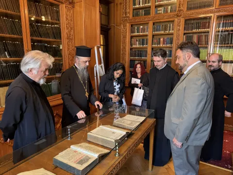 Reprezentanți ai Departamentului de Stat SUA au vizitat Biblioteca Sfântului Sinod