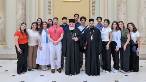 Un grup de studenți din Statele Unite ale Americii a vizitat Palatul Patriarhiei