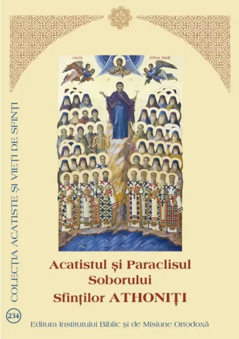 La Editura Institutului Biblic a fost publicat Acatistul Soborului Sfinților Athoniți