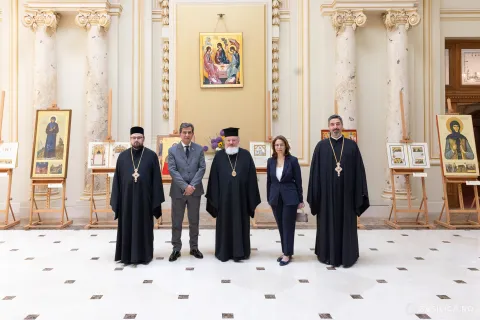 PS Varlaam Ploieșteanul a primit o delegație oficială din Grecia la Palatul Patriarhiei
