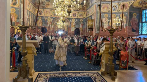 Episcopul Australiei și Noii Zeelande a slujit la Mănăstirea Cernica