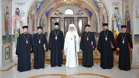 Patriarhul Daniel a primit în vizită o delegație de clerici din Episcopia Daciei Felix