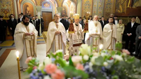 Sfântul Preot Mărturisitor Dumitru Stăniloae a fost cinstit la Capela Facultății de Teologie din Sibiu