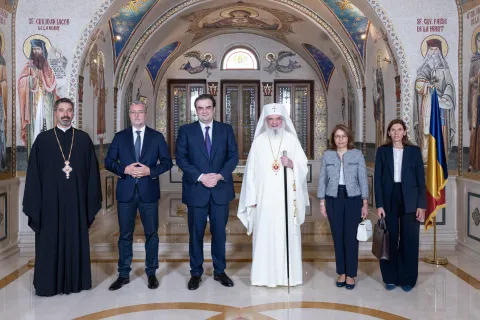 Ministrul grec al Finanțelor a fost primit de Patriarhul Daniel: România și Grecia, unite prin legături foarte puternice