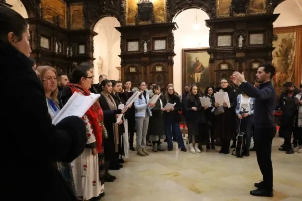 Voluntarii Arhiepiscopiei Bucureștilor au colindat la Castelul Peleș