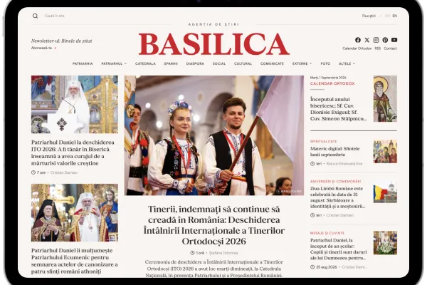 Agenția de știri Basilica lansează o nouă identitate vizuală și un site reconstruit