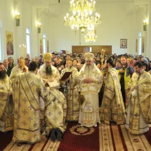 Sărbătoarea Sfântului Ioan Gură de Aur la Paraclisul Catedralei Mântuirii Neamului