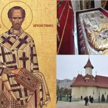 Sfântul Ioan Gură de Aur este sărbătorit astăzi în Biserica Ortodoxă Română