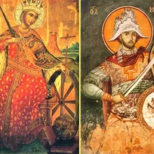 Sfânta Ecaterina şi Sfântul Mercurie sărbătoriţi în Biserica Ortodoxă