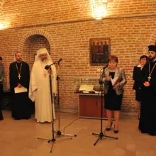 Patriarhul României la vernisarea expoziţiei de carte veche şi obiecte liturgice de la Muzeul Cotroceni