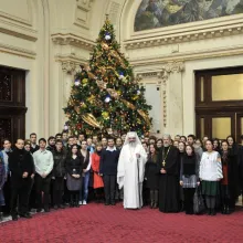  Colindători la Palatul Patriarhiei
