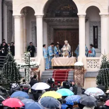 Sfinţirea Mare a Apei pe Colina Bucuriei