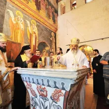 Hram şi resfinţire la Mănăstirea Snagov