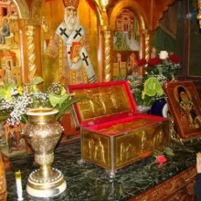 Moaștele Sfântului Nectarie de la Mănăstirea „Radu Vodă”, aduse la Patriarhie