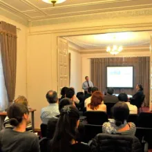 Seminar demonstrativ la Centrul de pregătire pentru patrimoniu al Patriarhiei Române