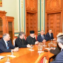 O delegaţie interortodoxă la Patriarhia Română