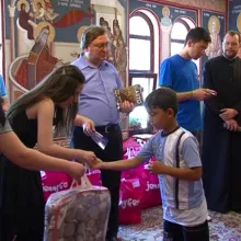 Acțiune socială la Așezământul Justinian Marina