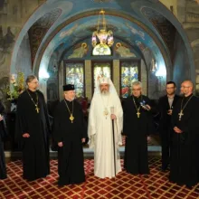 Patriarhul României a primit vizita unei delegații a Bisericii Ortodoxe a Finlandei