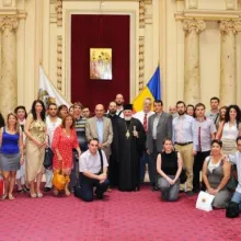 Studenţi teologi greci în vizită la Patriarhia Română