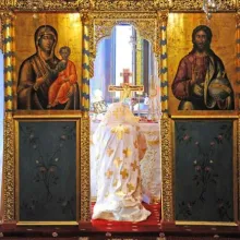 Patriarhul României a oficiat Sfânta Liturghie în Paraclisul Sf. M. Mc. Gheorghe din Reşedinţa Patriarhală