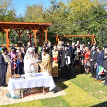 Sfințirea Centrului de zi pentru copii al Fundației Bucuria Ajutorului din Valea Crângului - Urlați