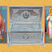 Moaștele Sfântului Mare Mucenic Artemie la Sărbătoarea Sfântului Cuvios Dimitrie cel Nou