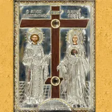 Icoana și Moaştele Sfintei Împărătese Elena din Anassis, la Sărbătoarea Sfântului Dimitrie cel Nou, Ocrotitorul Bucureștilor
