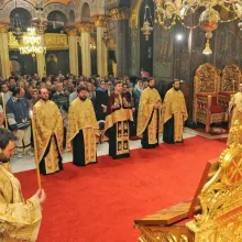 Slujbă de Priveghere la Catedrala Patriarhală în cinstea Sfintei Cruci și a Sfinților Împărați Constantin și Elena