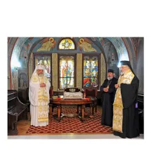 Moaştele Sfinţilor Împăraţi Constantin și Elena de la Patriarhie, la Galaţi