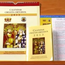 A apărut Calendarul creştin-ortodox 2014 în format de perete cu spiră metalică și de birou, în Arhiepiscopia Bucureştilor
