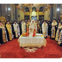 Slujbă de Pomenire pentru părintele Cleopa la Patriarhie