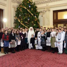 A.S.C.O.R. a colindat la Palatul Patriarhiei