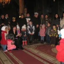 Pregătirea copiilor pentru sărbătoarea Naşterii Domnului la Parohia Teşila I