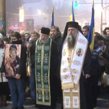 Marşul colindătorilor, în Bucureşti