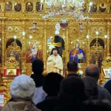 Sf. Cuvios Daniil Sihastrul cinstit la Catedrala Patriarhală