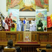 Spectacolul Poveste de Crăciun la parohia Sf. Pantelimon - Foişorul de Foc din Bucureşti