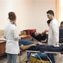 ”Donează sânge! Salvează o viață!”